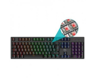 Teclado Gaming Mecánico Hiditec GK400 ARGB/ Switch Rojo CYD-0101145