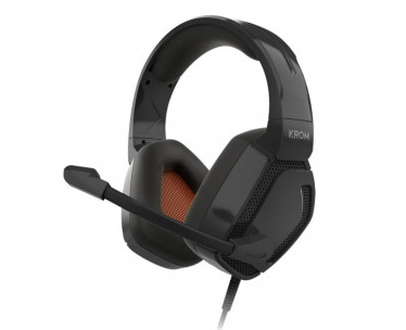 Auriculares Gaming con Micrófono Krom Kopa Pro/ Jack 3.5/ Negros CYD-0119349