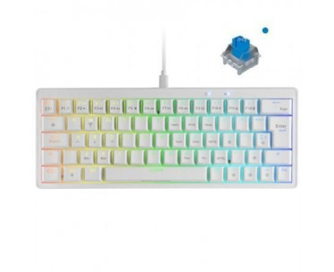 Teclado Gaming Mecánico Mars Gaming MKMINIPRO/ Switch Azul/ Blanco CYD-0121457