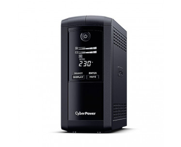 SAI Línea Interactiva Cyberpower VP1000ELCD/ 1000VA-550W/ 4 Salidas/ Formato Torre CYD-0091642