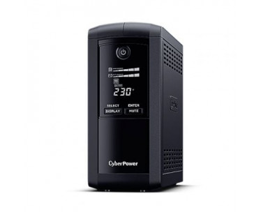SAI Línea Interactiva Cyberpower VP1000ELCD/ 1000VA-550W/ 4 Salidas/ Formato Torre CYD-0091642