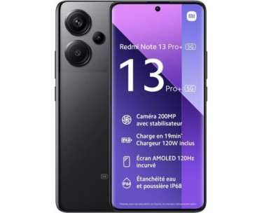 Smartphone Xiaomi Redmi Note 13 Pro+ 12GB/ 512GB/ 6.67'/ 5G/ Negro CYD-0116181