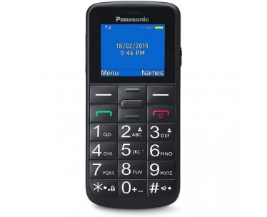 Teléfono Móvil Panasonic KX-TU110EXB para Personas Mayores/ Negro CYD-0104343