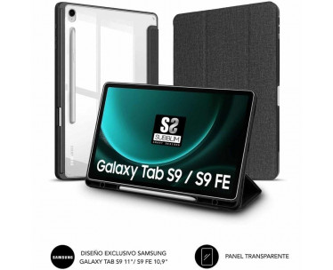 Funda Subblim Clear Shock para Tablet Samsung S9 11'/ S9 FE 10.9'/ Negra CYD-0118316