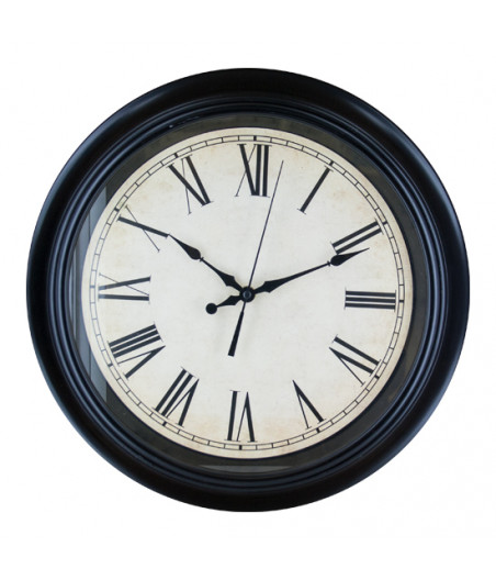 RELOJ REDONDO NEGRO-CYG-21907
