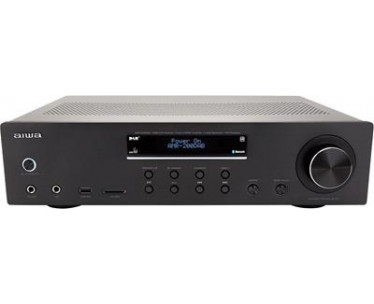 Amplificador Bluetooth Aiwa Amr-200dab/bk Black Dab+ 200w Rms 7 Entradas Analogicas Fm/usb/sd. REF. CSP-426120