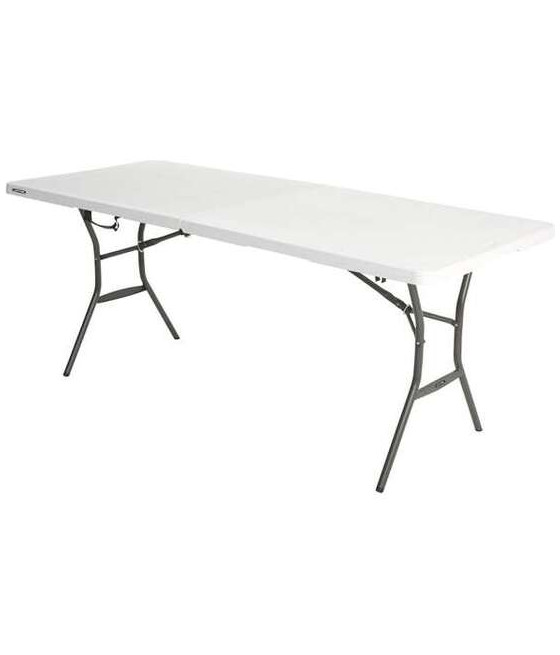 MESA RECTANGULAR PLEGABLE MALETÍN LIFETIME 185X76X74 CM-CYG-443342