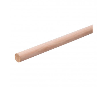 Mango para cepillo de barrendero de madera ø2,8x120cm sin rosca 1994, Ref. CYF-77470