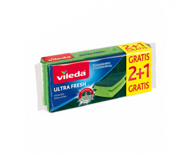 Estropajo salvauñas verde 2+1 ultrafresh, Ref. CYF-77665