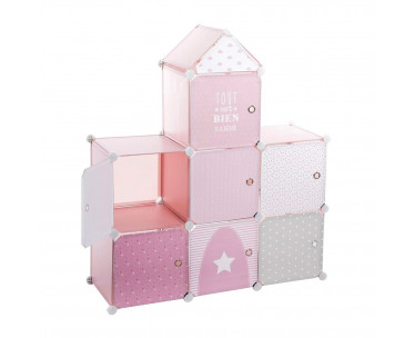 Almacenamiento infantil pink castle 95,5 x 32 x 109 cm, Ref. CYF-83611