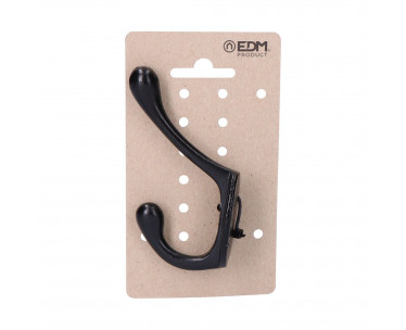 Colgador de forja negro 13 x 5 cm, Ref. CYF-85252