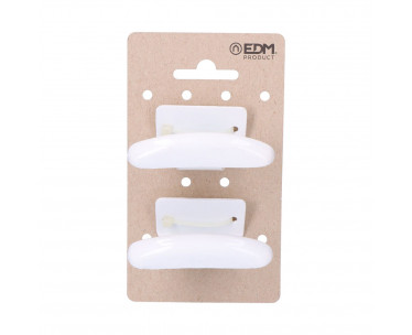 Colgador blanco 2 uds, Ref. CYF-85574