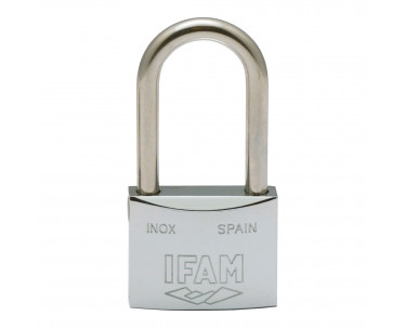 Candado inoxidable 30al 30mm con 2 llaves. arco largo. ifam, Ref. CYF-87648