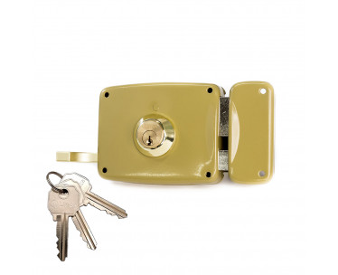 Cerradura sobreponer con cilindro 5125a entrada 100mm. mano derecha 95125ahe10d lince, Ref. CYF-88638