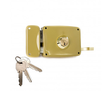 Cerradura sobreponer con cilindro 5125a entrada 80mm. mano izquierda 95125ahe08i lince, Ref. CYF-88640