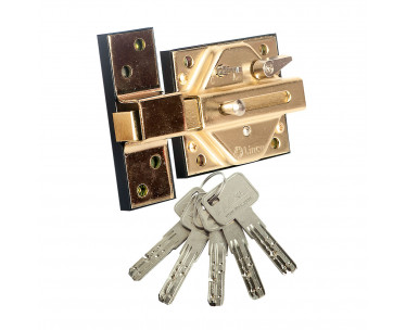 Cerrojo alta seguridad 7930r acabado hierro latonado 97930rhl lince, Ref. CYF-88645