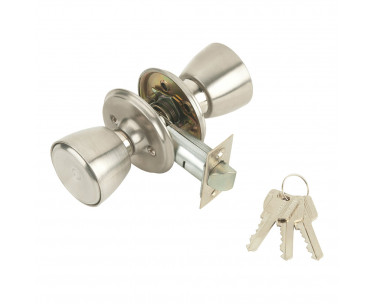 Cerradura con pomo para puerta de entrada 508-4-4-70 mcm, Ref. CYF-88734