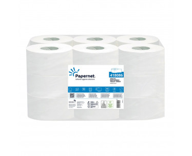 Papel higienico mini jumbo 2 capas 100m 14300021 papernet, Ref. CYF-95421