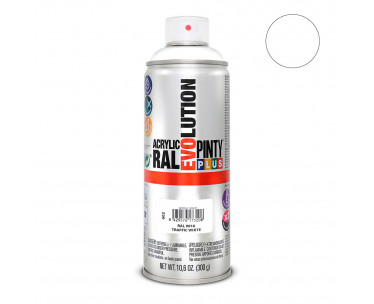 Pintura en spray pintyplus evolution 520 cc ral 9016 blanco tráfico, Ref. CYF-95798