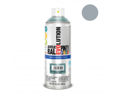 Pintura en spray pintyplus evolution water-based 520 cc ral 7001 gris plata, Ref. CYF-95888