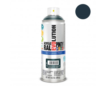 Pintura en spray pintyplus evolution water-based 520 cc ral 7016 gris antracita, Ref. CYF-95890