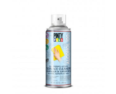 Limpiador para objetos y superficies 100% alcohol isopropilico en spray 400ml pinty plus, Ref. CYF-96540