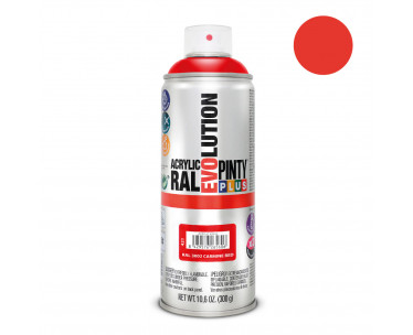 Pintura en spray pintyplus evolution 520 cc ral 3002 rojo carmín, Ref. CYF-96969