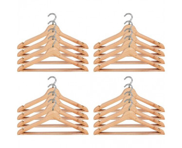 KIT DE 48 PERCHAS MADERA NATURAL-CYG-370062