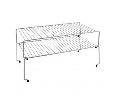 Set 2 estantes apilables 'sky' 48x33x24cm metaltex, Ref. CYF-77273