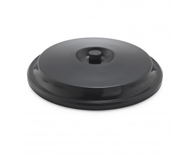 Tapa para cubo de basura 100 litros color negro sp berner, Ref. CYF-77288