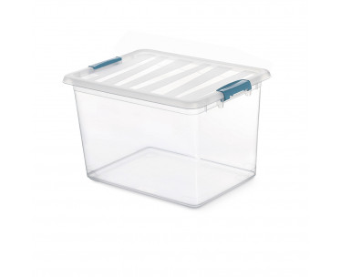 Caja katla transparente 20 l con asas ergonomicas 39 x 29 x 25,5 cm, Ref. CYF-83550