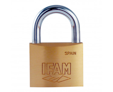 Candado k40. latón. 40mm. con 2 llaves. arco normal. ifam, Ref. CYF-87641