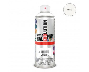 Pintura en spray pintyplus evolution 520 cc ral 9010 blanco puro mate, Ref. CYF-96841