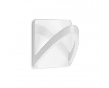 Colgador resistente al agua modelo cinta blanco (blister), Ref. CYF-66530