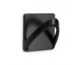 Colgador resistente al agua modelo cinta negro mate (blister), Ref. CYF-66804