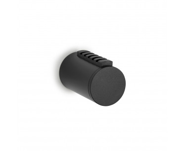 Colgador cilíndrico negro mate, Ref. CYF-66810