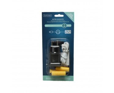 Eliminador de pilas 6v para interior de productos con 4xaa, Ref. CYF-72445