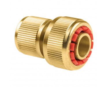 Conector rápido manguera stop de latón brass 3/4", Ref. CYF-75666