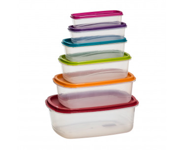 Set 6 fiambreras modelo colors, Ref. CYF-76339