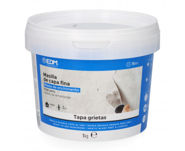 Masilla de capa fina lista al uso 1kg edm, Ref. CYF-24998
