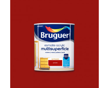 Esmalte acrilico multisuperficie granada satinado 0,750l 5057494 bruguer, Ref. CYF-25023