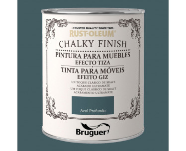 Rust-oleum chalky finish muebles azul profundo 0,750l 5397530 bruguer, Ref. CYF-25409