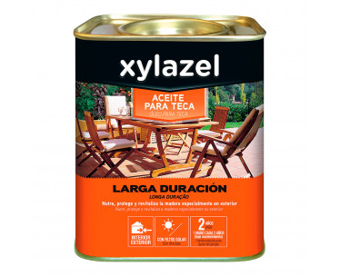 Xylazel aceite para teca larga duracion color roble 0.750l 5396294, Ref. CYF-25582