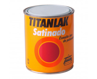 Esmalte laca poliuretano titanlak blanco satinado 750ml titan 11140034, Ref. CYF-25706