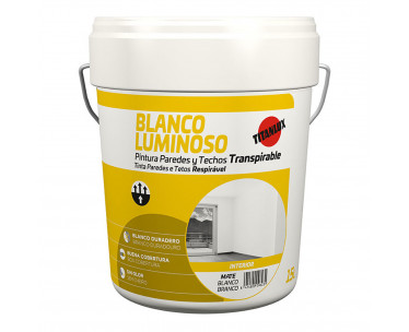 Pintura paredes y techos interior blanco mate luminoso 15 l 03h000115, Ref. CYF-25773