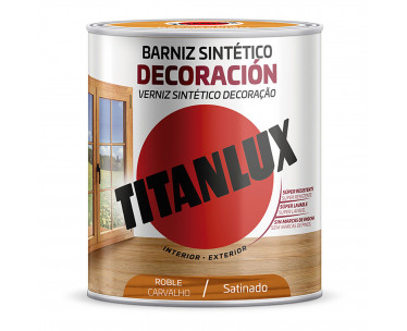 Barniz sintético decoración roble satinado 0,250l titanlux m11100214, Ref. CYF-25791