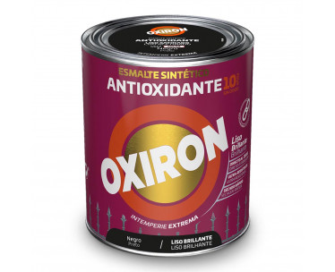 Esmalte sintético metálico antioxidante oxiron negro liso brillante 750ml titan 5809081, Ref. CYF-25860