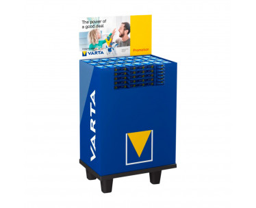 Expositor promocional 198 blisters 12 pilas (aa+aaa) longlife power varta, Ref. CYF-38118