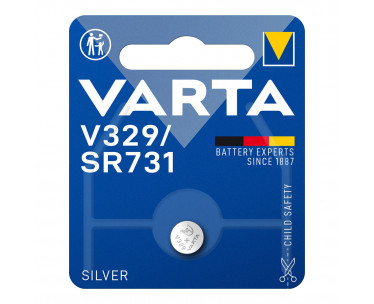 Micro pila de boton silver sr73 - v329 1,55v (blister 1 unid.) ø7,9x3,1mm, Ref. CYF-38573