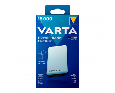 Power bank energy 15.000 mah 100/240 v 74 x 21 x 138 mm, Ref. CYF-38777